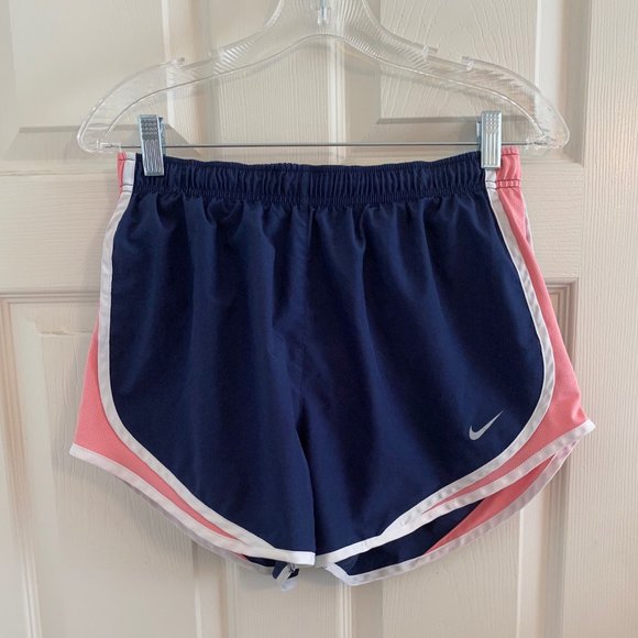 Nike Pants - Nike Running Shorts Navy Blue and Pink